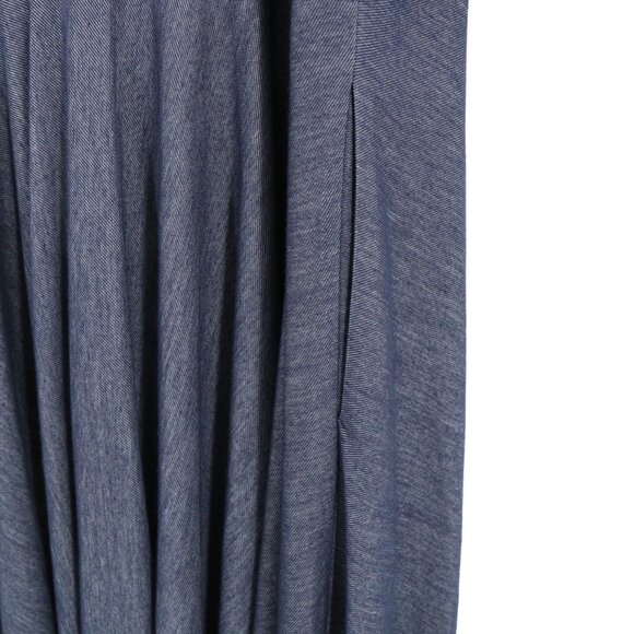 Anthropologie Hutch Amara Tied Shoulders Indigo Blue Scoop Back Dress XL - Picture 8 of 8